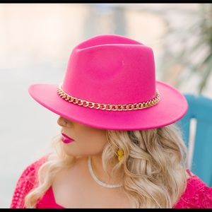 Fuchsia Fedora Hat